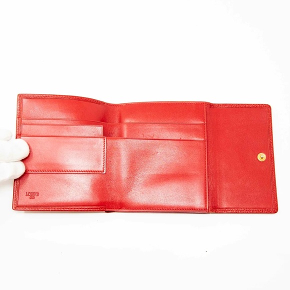 Loewe Red Compact Wallet - Picture 8 of 11